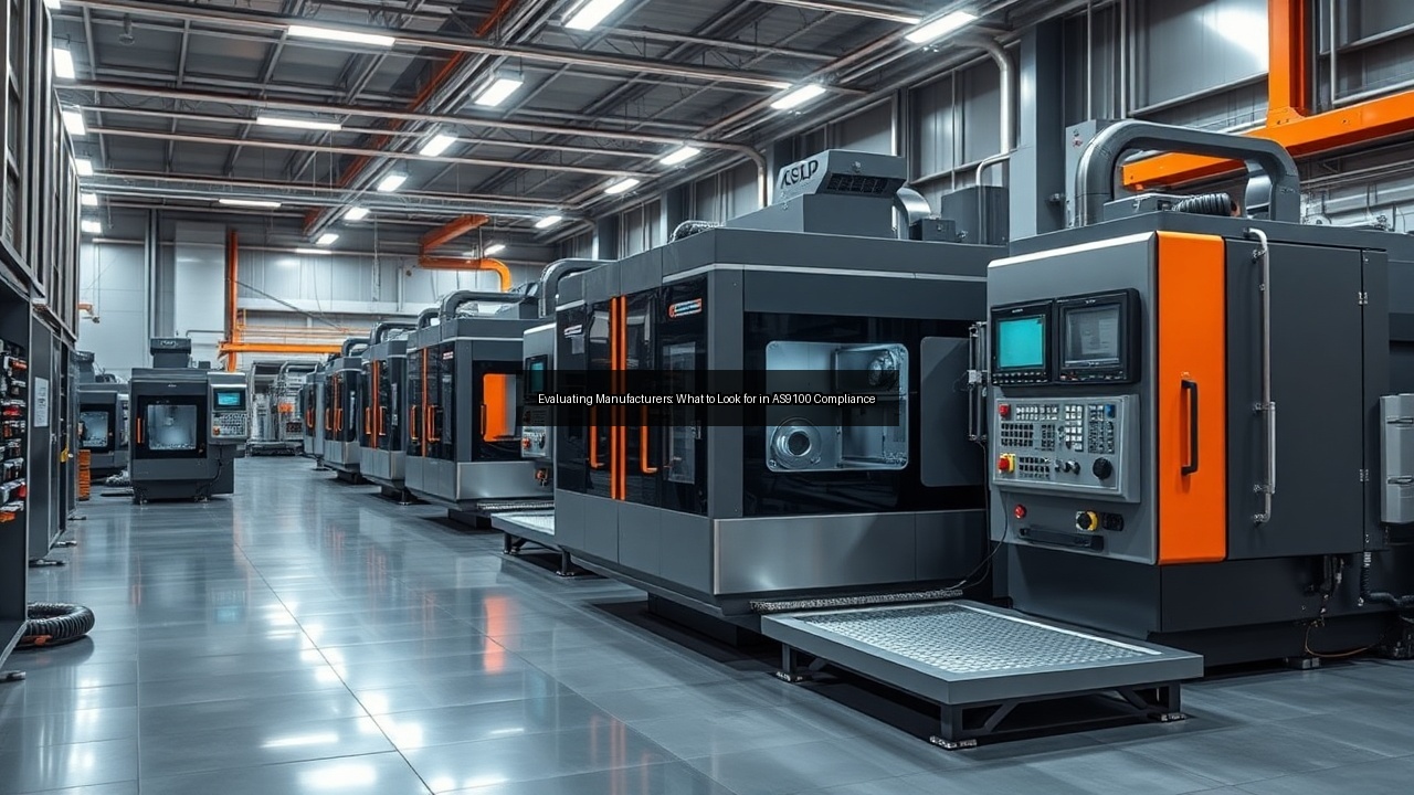 manufacturer aerospace AS9100 machining military AS9100 machining management